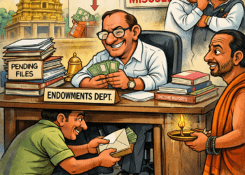 Endowments Department corruption symbolic image