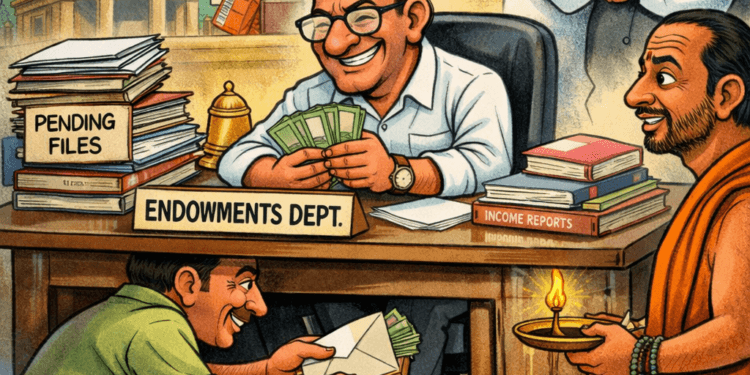 Endowments Department corruption symbolic image