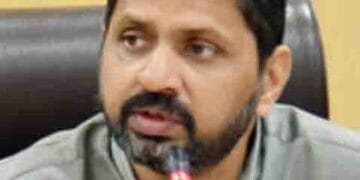 Senior IAS officer Katamneni Bhaskar, IT Secretary of Andhra Pradesh, during an official meeting at the Secretariat.