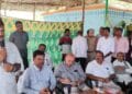 Ponnur MLA reviewing Maha Shivaratri Tirunallu arrangements with officials at Sri Bala Koteswara Swamy Temple, Quarry, Chebrolu.