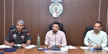 Indian Army Agniveer recruitment rally arrangements at Acharya Nagarjuna University Guntur with synthetic track and floodlights