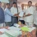 Farmer Kanteti Anjaiah submitting land documents under Amaravati capital land pooling initiative