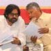 Andhra Pradesh Chief Minister Chandrababu Naidu and Deputy Chief Minister Pawan Kalyan during a government meeting amid discussions on Andhra Pradesh Cabinet Expansion.