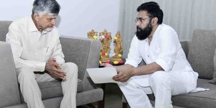 Chandrababu Naidu and Pawan Kalyan meeting over Andhra Pradesh Rajya Sabha Candidates 2026 discussions.
