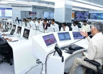 CM Chandrababu Naidu reviewing LPG stock situation in Amaravati