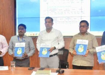 Nellore District Collector Himanshu Shukla addressing the District Level Bankers Committee meeting at Tikkana Auditorium in the Collectorate.
