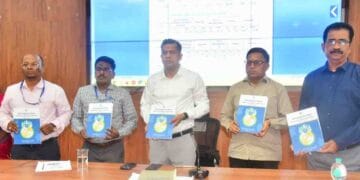 Nellore District Collector Himanshu Shukla addressing the District Level Bankers Committee meeting at Tikkana Auditorium in the Collectorate.