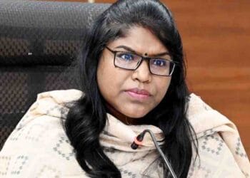 Eluru District Collector K. Vetriselvi reviewing arrangements for International Women’s Day celebrations with officials at the Collectorate.