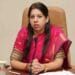 Palnadu District Collector Kritika Shukla chairing the DIPEC meeting at the Collectorate conference hall.