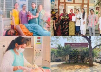 Dr Navya Reddy assisting delivery at Etamukkala PHC in Prakasam district
