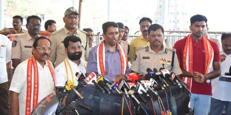 Durga Temple Kumbhabhishekam 2026 preparations at Kanaka Durga Temple Vijayawada