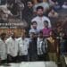 Ram Charan birthday celebrations in Nellore with Jana Sena leaders cutting cake and fans celebrating at Muthukuru Circle