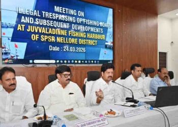 Kollu Ravindra meeting on fishermen welfare Andhra Pradesh