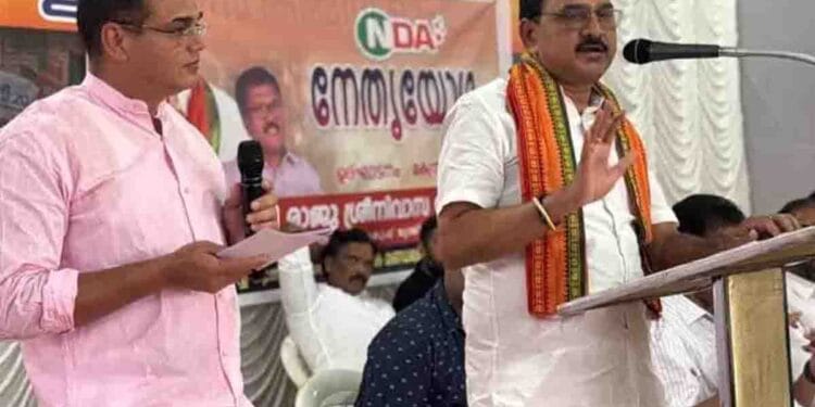 Union Minister Srinivasa Varma speaking on fuel price relief and central government measures