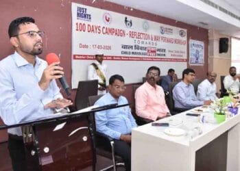 Officials at Guntur conference discussing child marriage eradication