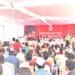Jana Sena leaders participating in membership drive event in Atmakur