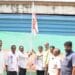 Jana Sena Party leaders celebrating 13th Foundation Day in Guntur