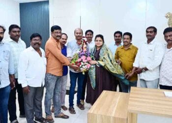 Doctors conducting health check-ups at medical camps for accredited journalists