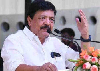 Minister Kandula Durgesh addressing Telugu theatre revival on World Theatre Day