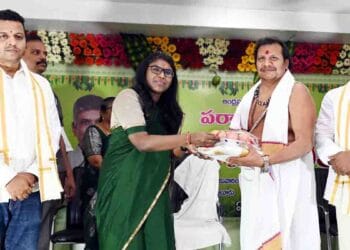 District Collector K Vetriselvi at Ugadi Celebrations Sri Parabhava Nama Year in Eluru