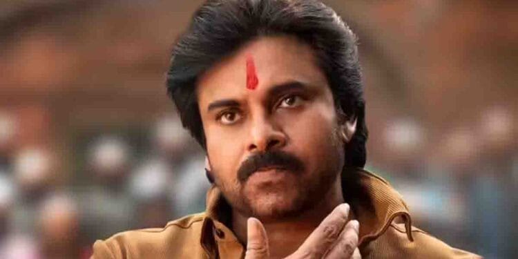 Pawan Kalyan in Ustaad Bhagat Singh movie scene