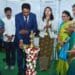 Collector Lakshmisha at V-Cart Exhibition Vijayawada addressing women entrepreneurs