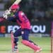 Vaibhav Suryavanshi hitting six during Chennai vs Rajasthan IPL match