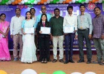 Viksit Bharat Youth Parliament 2026 event at Siddhartha University Vijayawada