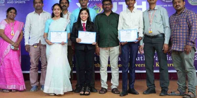 Viksit Bharat Youth Parliament 2026 event at Siddhartha University Vijayawada