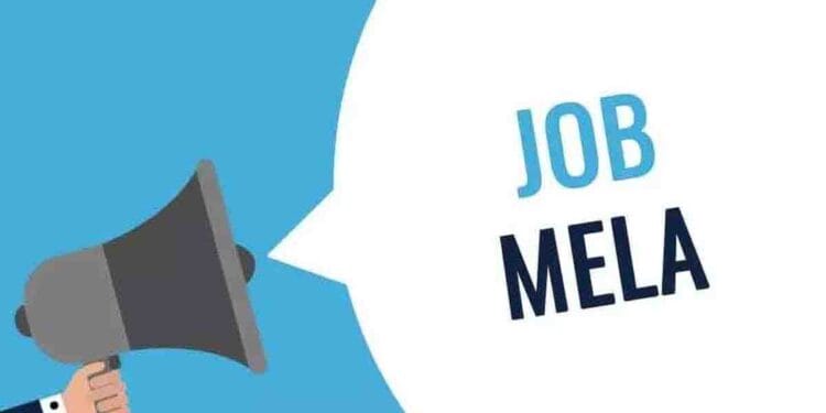 Mega Job Melas in Vijayawada 2026 recruitment drive with youth attending interviews
