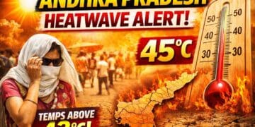 Andhra Pradesh heatwave 2026 high temperatures and sun conditions