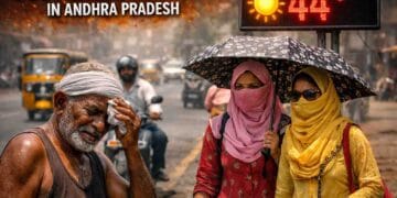 Andhra Pradesh Heatwave with high temperatures across districts