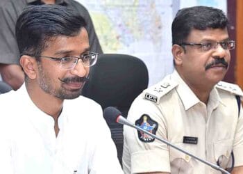 Bapatla ganja control meeting led by Collector Vinod Kumar