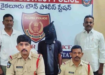 Man Arrested for Attempted ATM Theft in Kaikaluru CCTV footage evidence