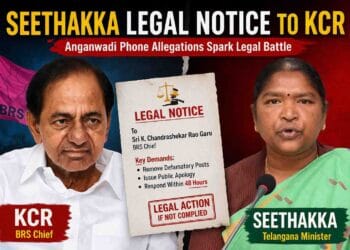 Seethakka Legal Notice to KCR over Anganwadi phones controversy