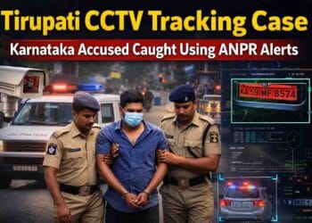 Tirupati CCTV tracking case police arrest accused using ANPR system