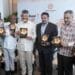 Andhra Pradesh Chief Minister Chandrababu Naidu unveiling the book CBN @361 Degrees – The Polymath during his Singapore visit.