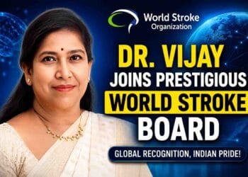 Dr. Pamidimukkala Vijay elected to the World Stroke Organization Board of Directors representing Asia–Oceania.