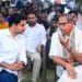 Nara Lokesh addressing students at the Bharatiyam programme in Kakinada