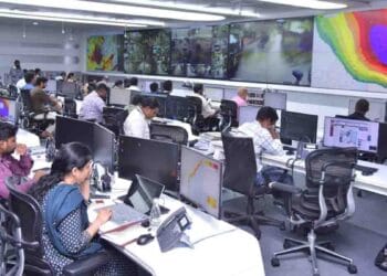RTGS monitoring North Andhra cyclone and issuing real-time alerts